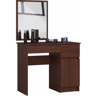 Ak furniture Kosmetický stolek se zrcadlem P-2/SL wenge pravý – Zbozi.Blesk.cz