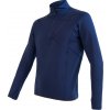 Pánská mikina SENSOR TECNOSTRETCH Kr.zip deep blue