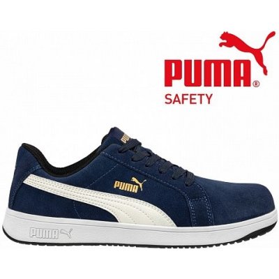 PUMA ICONIC SUEDE NAVY LOW S1P polobotka