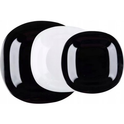 Luminarc Carine Black&White 18ks – Zboží Mobilmania