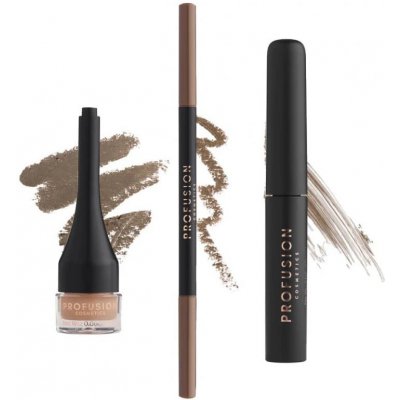 Profusion set na úpravu obočí Ultimate Brow Sculpt, Soft Brown, 0,07 g + 1,8 g + 4 ml – Sleviste.cz