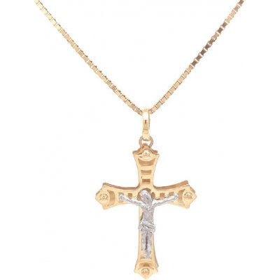 Beny Jewellery Zlatý Kříž s Ježíšem Kristem 7151380