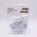 Suchý zip bílý samolepící obdélník 40×20 mm / 15 ks HobbyFun – Hledejceny.cz