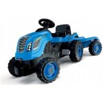Smoby Šlapací traktor Farmer XL modrý s vozíkem – Zboží Dáma