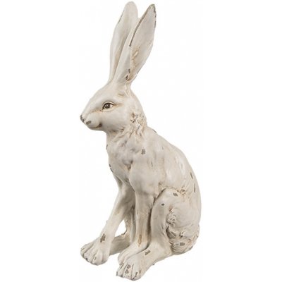 Béžová antik velikonoční dekorace zajíc 8*5*13 cm – Hledejceny.cz
