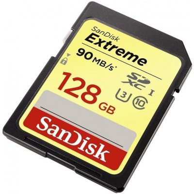 SanDisk Extreme SDXC 128 GB UHS-I U3 139750 – Sleviste.cz