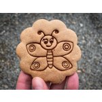 TVOŘÍTKO Motýl II - razítko Rozměr: 7 cm, + Vykrajovátko: Ne – Hledejceny.cz