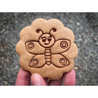 TVOŘÍTKO Motýl II - razítko Rozměr: 7 cm, + Vykrajovátko: Ne – Hledejceny.cz