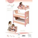DeCuevas 54274 Postýlka pro panenky dřevěná 2 v 1 Tulipe 2025 – Zboží Mobilmania