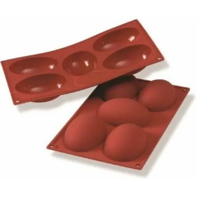 Martellato Profesionální silikonová forma na velká vejce 102x73mm 5ks – Hledejceny.cz