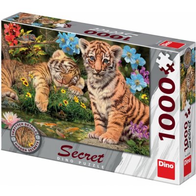 DINO Secret Collection: Tygříci 1000 dílků – Zbozi.Blesk.cz