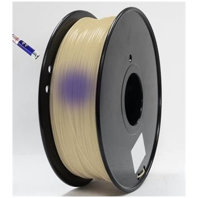 Pro3D ABS 1,75mm, 1kg, bílá->fialová - barva se mění pod UV světlem – Zboží Živě