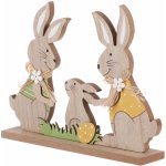 Zajíčci velikonoční, dřevěná dekorace KLA716 L – Zboží Dáma