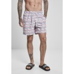 Urban Classics Pattern Swim Shorts flamingo aop – Sleviste.cz