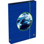 Oxybag Sherpy desky na školní sešity A4 Jumbo Blue – Zboží Mobilmania