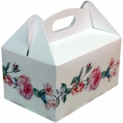 Svatební krabička výslužková Růže 13x9x7 cm – Zboží Dáma