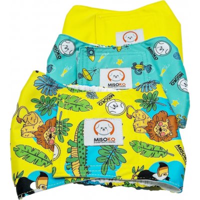 Misoko & Co Pratelné plenky pro psy HOLIDAYS potisk MIX 3 ks S – Hledejceny.cz