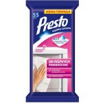 PRESTO čisticí utěrky na různé povrchy 55 ks – HobbyKompas.cz
