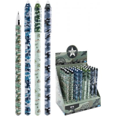 M&G M&G Army gumovací roller crystal blue 0,5 mm 454002 – Hledejceny.cz