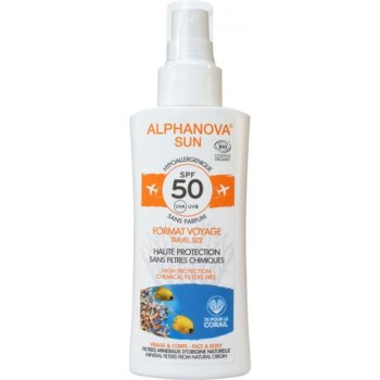 Alphanova Sun opalovací krém spray Bio SPF50 90 g