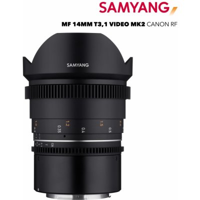 Samyang 14mm T3.1 VDSLR MK2 Canon RF – Zboží Mobilmania