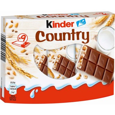 Ferrero Kinder Country 9x23,5 g – Zboží Mobilmania
