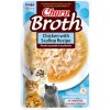 Kapsička pro kočky Ciao Broth cat kuřecí s hřebenatkou 40 g