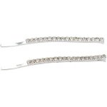 Kovová sponka s kamínky - rovná, 2 ks – Hledejceny.cz