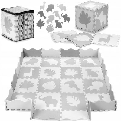 MoMi ZAWI pěnové puzzle šedá 16 ks – Zboží Dáma