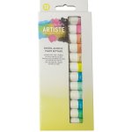 Artiste sada akrylových barev 12x12ml pastelové – Zboží Dáma