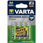 Varta Power AA 2600 mAh 4ks 5716101404 – Zboží Mobilmania