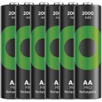 GP ReCyko Pro AA 2000mAh 6ks 1032226200 – Zbozi.Blesk.cz