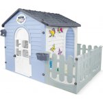 MOCHTOYS Dětský zahradní domeček modrý s terasou – Hledejceny.cz