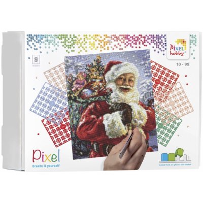 Pixel kit 9 velkých desek Santa Klaus – Zboží Mobilmania