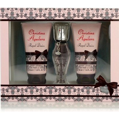 Christina Aguilera Royal Desire EDP 15 ml + sprchový gel 50 ml + tělové mléko 50 ml dárková sada – Hledejceny.cz