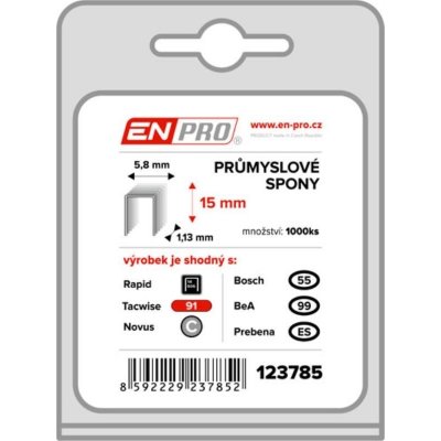 ENPRO Spony ENPRO PROFI 343x15 mm 1000 ks – Zboží Mobilmania