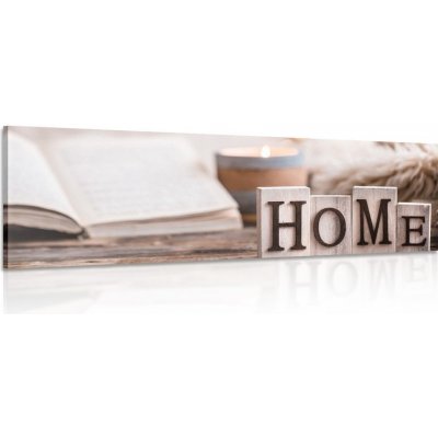 Dreamvido Obraz dřevěné písmenka s nápisem Home Varianta: 120x40 – Zboží Mobilmania
