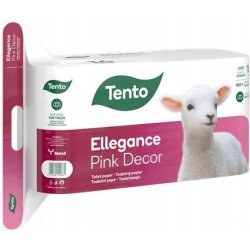 TENTO Ellegance Pink Decor 3-vrstvý 16 ks