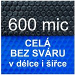 Sparkly POOL Solární plachta 600mic modročerná 4m – Zboží Dáma