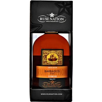 Rum Nation BARBADOS 10y 40% 0,7 l (karton)