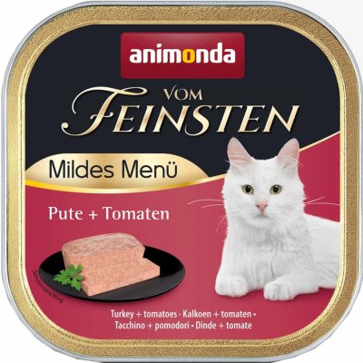 Vom Feinsten Cat Kastrované kočky krůta & rajčata 100 g – Zbozi.Blesk.cz