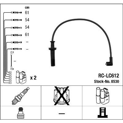 Sada kabelů pro zapalování NGK 8530 – Zboží Mobilmania