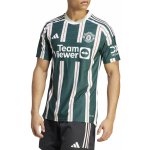 Adidas Manchester United 23/24 pánský venkovní fotbalový dres zelený – Zboží Mobilmania