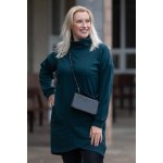 Italy fashion Fleecové šaty NICE Červená – Zboží Dáma