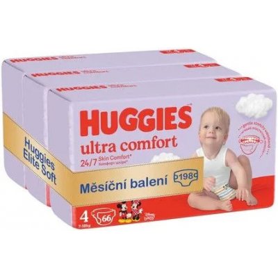 Huggies 3x Ultra Comfort Mega 4- 198 ks – Zbozi.Blesk.cz