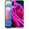 Pouzdro a kryt na mobilní telefon Samsung Pouzdro ACOVER Samsung Galaxy A30s A307F s motivem Rose