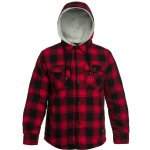Brandit Lumberjacket Hooded červená černá – Hledejceny.cz
