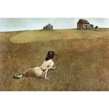 Obrazy - Wyeth, Andrew: Christina World - reprodukce obrazu o rozměru 70 x 52 cm.