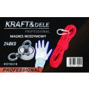 KRAFT&DELE Magnet fishing 140kg oboustranný pro lovce pokladů KD10415