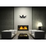 Weblux vzor n57252840 Samolepka na zeď - Vector cannabis leaf silhouette. Marijuana. ganja ganja deska (sklápěcího stolu), rozměry 100 x 50 cm